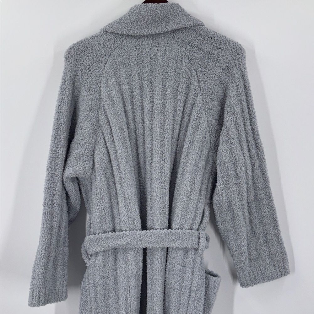 Pottery Barn Teddy Robe Grey Size Large - Picture 9 of 13